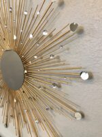 Glam Starburst Mirror, Rhinestones Accent Mirrors, 30 Inch - Image 6