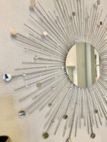 Glam Starburst Mirror, Rhinestones Accent Mirrors, 30 Inch - Image 4