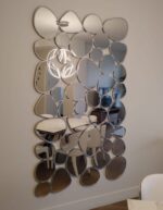 Large Rectangular Decorative Wall Mirror, Bronze Finish, Handmade - Image 7