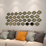 Drop Mirrors, 3D Wall Decor Mirror, Decorative Mirror, Gold and Silver Mirror, Modern Home Decor, 3D Art Mirror, SKU:DROMI - Image 3