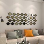 Drop Mirrors, 3D Wall Decor Mirror, Decorative Mirror, Gold and Silver Mirror, Modern Home Decor, 3D Art Mirror, SKU:DROMI - Image 5