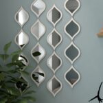 Drop Mirrors, 3D Wall Decor Mirror, Decorative Mirror, Gold and Silver Mirror, Modern Home Decor, 3D Art Mirror, SKU:DROMI