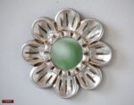 Small Accent Wall Mirror set 3, Decorative Round mirror 6" for room decor | Peruvian Handmade Mirror with silver leaf | Home christmas gifts - Image 7