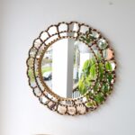 Peruvian Mirrors "Harmonious Gold Mirror 40cm" - Interior Decoration - Wall Mirror - Home Decor - Decorative Mirrors