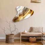 Asymmetrical Mirror, Irregular Mirror, Mirror Wall Decor on Tempered Glass, Entryway Hallway Mirror, Mirror for Bathroom, Luxury Home Decor - Image 6