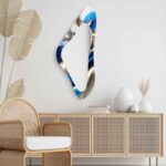 Asymmetrical Mirror, Irregular Mirror, Mirror Wall Decor on Tempered Glass, Entryway Hallway Mirror, Mirror for Bathroom, Luxury Home Decor - Image 4