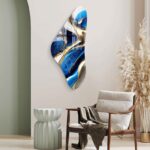 Asymmetrical Mirror, Irregular Mirror, Mirror Wall Decor on Tempered Glass, Entryway Hallway Mirror, Mirror for Bathroom, Luxury Home Decor - Image 3