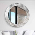 Entryway Hallway Mirror for Bathroom Vanity, Decorative Mirror on Tempered Glass, Living Room Mirror, Luxury Home Decor, Aesthetic Mirror