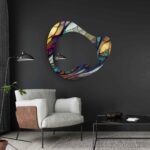 Asymmetrical Mirror, Irregular Mirror, Mirror Wall Decor on Tempered Glass, Entryway Hallway Mirror, Mirror for Bathroom, Luxury Home Decor - Image 3