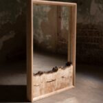 Burl Maple Wall Mirror