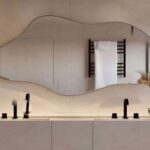 Asymmetrical Frameless Full Body Mirror, Irregular Wall Mirror