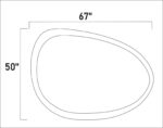 Asymmetrical Wooden Wall Mirror with Organic Frame, Handmade for Living Room Decoration - Image 6
