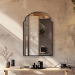 Amalfi Mirror by Asmiro - Italian Arched Wall Mirror, Aesthetic Decor Accent with Arch Design, Ideal for Over Consoles, Vanities, or Mantels