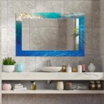 Mirror Wall Decor, Mirror for Bathroom, Entryway Hallway Mirror, Luxury Home Decor, Living Room Mirror, Decorative Mirror on Tempered Glass