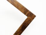 Caramel Burl Mirror Rich Brown Traditional Custom Picture Frame Statement Piece Home Decor Classic Decor Wall Mirror Bathroom Custom Sizes - Image 4