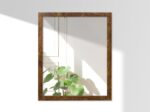 Caramel Burl Mirror Rich Brown Traditional Custom Picture Frame Statement Piece Home Decor Classic Decor Wall Mirror Bathroom Custom Sizes - Image 2