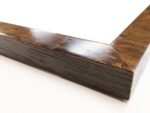 Caramel Burl Mirror Rich Brown Traditional Custom Picture Frame Statement Piece Home Decor Classic Decor Wall Mirror Bathroom Custom Sizes - Image 5