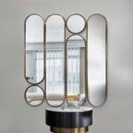 Decorative Contemporary Oval Mirror Set - Wall Hanging Mirror for Living Room Decor - Aesthetic Tall Entryway Mirror - Modern Set of Mirrors - Image 7