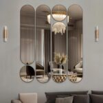Decorative Contemporary Oval Mirror Set - Wall Hanging Mirror for Living Room Decor - Aesthetic Tall Entryway Mirror - Modern Set of Mirrors - Image 6