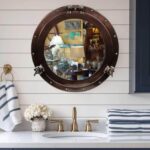 Solid Maritime Ship Boat Window & Wall Mirror Porthole : Nautical Coastal Wall home Decor gift - Image 3