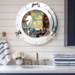 Solid Maritime Ship Boat Window & Wall Mirror Porthole : Nautical Coastal Wall home Decor gift