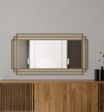 Large Gold Standing Mirror – Modern Wall Mirror - Image 4