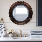 Solid Maritime Ship Boat Window & Wall Mirror Porthole : Nautical Coastal Wall home Decor gift - Image 4