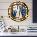 Solid Maritime Ship Boat Window & Wall Mirror Porthole : Nautical Coastal Wall home Decor gift - Image 7