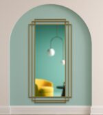 Large Gold Standing Mirror – Modern Wall Mirror - Image 5