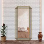 Large Gold Standing Mirror – Modern Wall Mirror