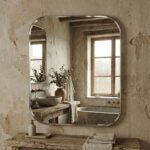 Vanity Mirror, Modern Minimalist Wall Decor, Frameless Rounded Rectangle