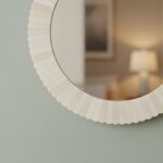Handmade Bone Inlay Round Wall Mirror, Luxury Home Decor - Image 4