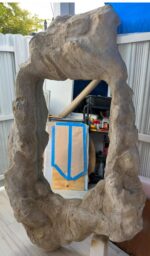 Stone Effect Wall Mirror - Image 4