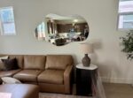 Asymmetrical Frameless Full Body Mirror, Irregular Wall Mirror - Image 2