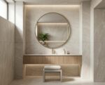 Round Wall Vanity Mirror: Modern Minimalist Circle Decor - Image 5
