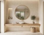 Round Wall Vanity Mirror: Modern Minimalist Circle Decor - Image 7