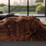 Handmade Live Edge Wood Mirror | Modern Luxury Wall Decor - Image 3