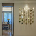 Irregular Wall Mirror Set, Modern Artistic Accent Decor, Contemporary Home Styling - Image 2