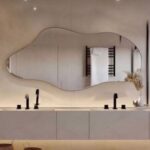 Asymmetrical Frameless Full Body Mirror, Irregular Wall Mirror - Image 5