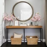 Selene 30x30” Round Mirror by Nova Living – Silver Aluminum Frame, Perfect for adding luxury to Living Room, Entryway, or Vanity. - Image 7
