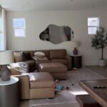 Asymmetrical Frameless Full Body Mirror, Irregular Wall Mirror - Image 7