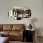 Asymmetrical Frameless Full Body Mirror, Irregular Wall Mirror - Image 6